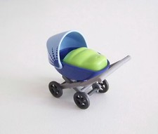 PLAYMOBIL (1528) ENFANTS - Landau Bleu avec Couverture Verte 4408 4152