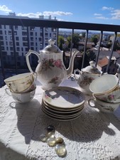 Service à Café Porcelaine de Limoges 6 Personnes 