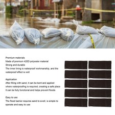 Lot De 10 Sacs De Sable Professionnels Vides Et Résistants à La Pluie Avec OB