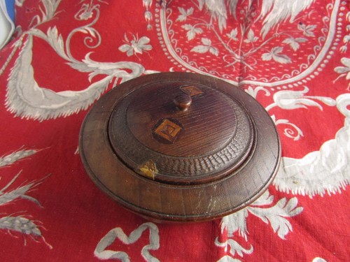 Ancienne boite coffret ronde - ancienne,