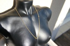 collier chaine  or jaune 18 carats 750 sautoir longueur 58 cms