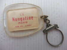 PORTE CLES DES ANNEES 60 KEYCHAIN - LA NOUGATINE PARIS PHOTO RECTO-VERSO