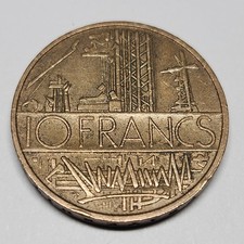 10  FRANCS  MATHIEU   1977