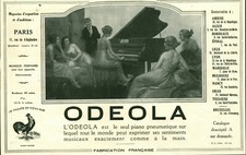 Publicité ancienne piano