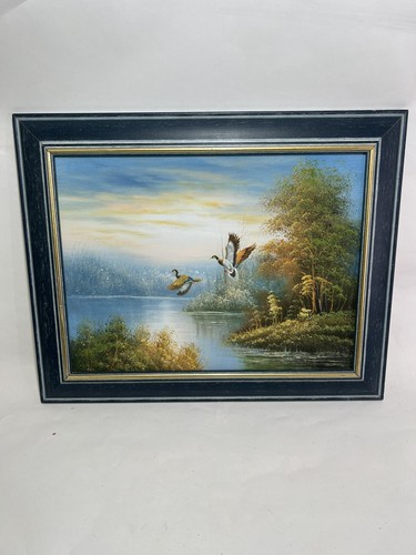 Peinture huile paysage - À, l'huile