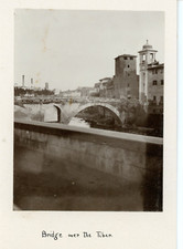 Italy, Rome, Bridge over the