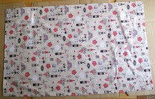 Coupon tissu - Mondial tissus - Cretonne vino lin -62x100