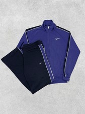 Ensemble Nike Vintage Année 2000 Bleu Royal/Violet - Logo Brodé