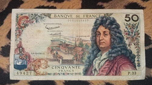 Billet francs racine - 50,