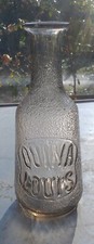 QUINA LOUIS CARAFE VERRE PUBLICITAIRE QUINQUINA BISTROT FRANCE ANCIENNE