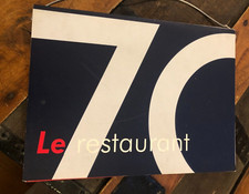 rare MENU 90s )) Le restaurant 70 Parc des Princes