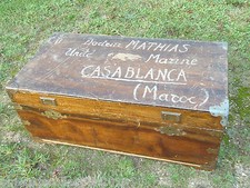 -MALLE MILITAIRE en CAMPHRIER Docteur MATHIAS Unité de MARINE CASABLANCA MAROC