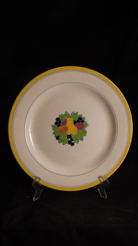 Plat rond faience boch - boch, la
