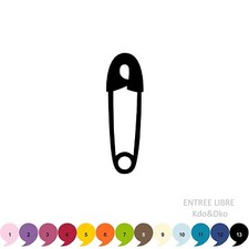 10 Découpe en papier _ Epingle à nourrice 4,5cm _ Die cut Scrapbooking carterie 