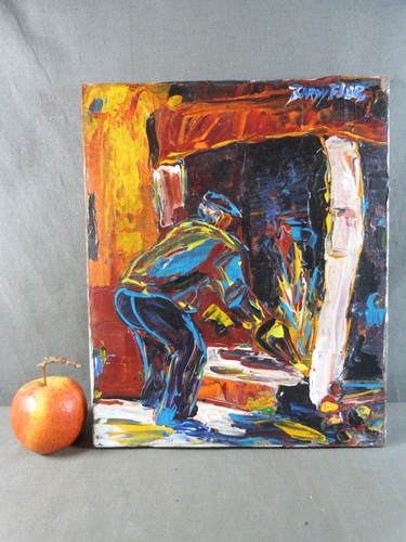 Tableau contemporain huile - contemporain,