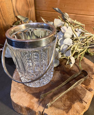 Seau à glaçon en cristal et