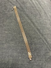 Bracelet Gourmette Plaqué Or