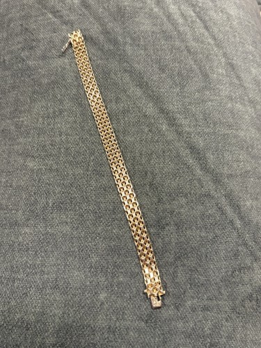 Bracelet gourmette plaqué - plaqué, or