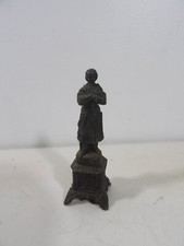 Statuette ancienne en plomb ou régule JEANNE D' ARC 8cm