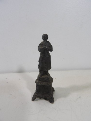Statuette ancienne plomb - statuette, ou