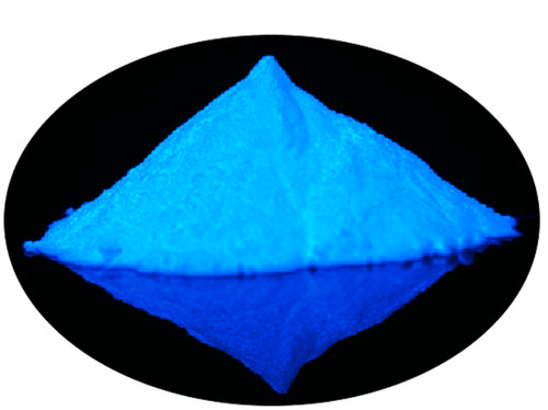Pigment photoluminescent bleu