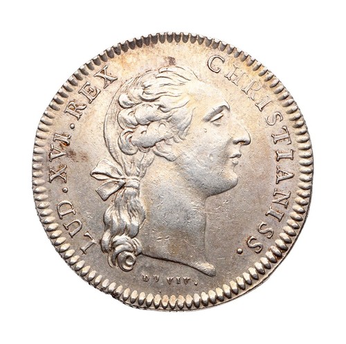 Jeton louis xvi - louis, académie