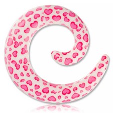 Élargisseur spirale acrylique