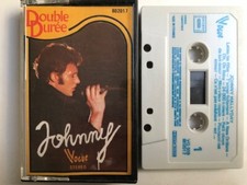 johnny halliday double duree K7 CASSETTE AUDIO TAPE C55