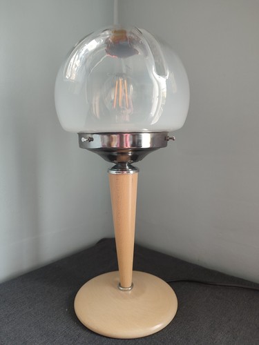 Grande lampe table verre - lampe, de