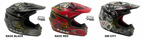 Casque fox race - casque, v2