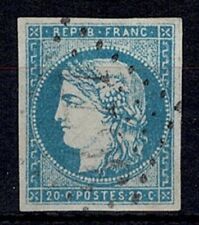 FRANCE STAMP YVERT 44B SCOTT # 43 " CERES BORDEAUX 20c TYPE I " USED VF Y947