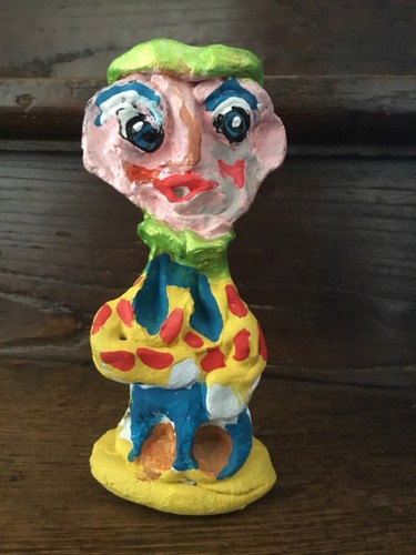 Statuette sculpture terre - sculpture, en