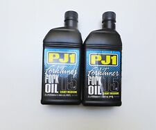 PJ1/VHT Fork Motorcycle Fork Oil 15wt/Light Medium 1 Liter (2 x 0.5 Lt)