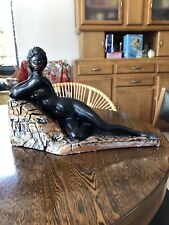 Statue Femme Africaine Plâtre 