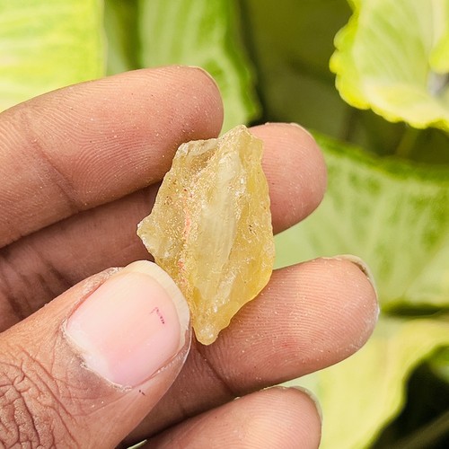 Topaze citronnée jaune