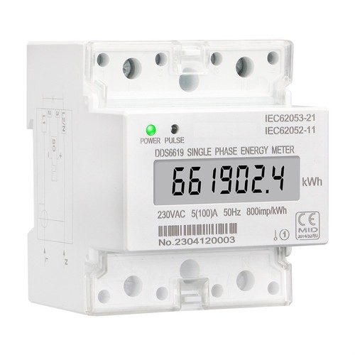 Compteur énergie monophasé - compteur,