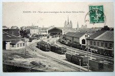 CPA 21 CÔTE D'OR - DIJON - VUE PANORAMIQUE DE LA GARE - 1908