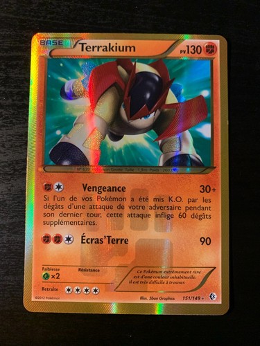 Carte pokémon terrakium - carte,