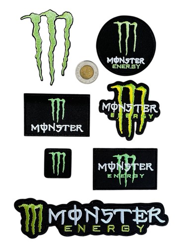 Monster energy logo patches - monster,