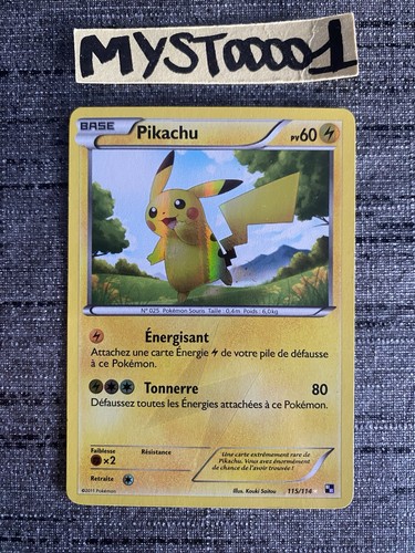 Carte pokemon pikachu 115 - pokemon, 115/114