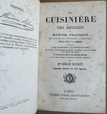 La Cuisinière des Ménages Cuisine Manuel Pratique. Théodore Lefèvre. 1876