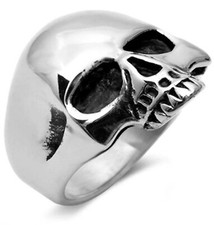 Bague tete mort - mort, chevaliere