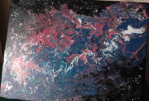 Peinture sur toile acrylique - toile,