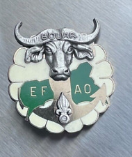 ORIGINAL MILITAIRE INSIGNE LEGION ETRANGERE EFAO BOUAR / DELSART TBE