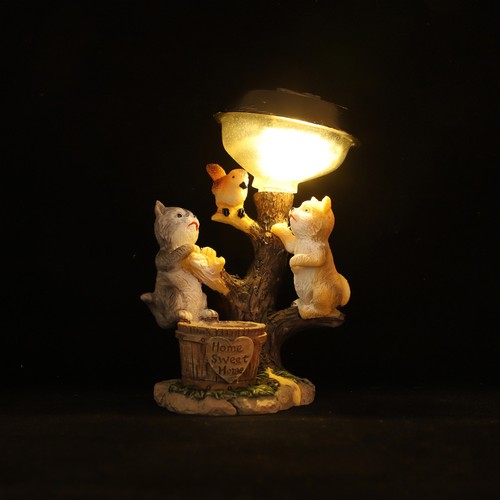 Lampe statue chat - lampe,