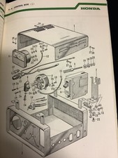 RARE Catalogue Pieces 1967 Parts List HONDA GENERATOR E1000