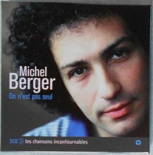 COFFRET 3xCD ALBUM COMPILATION MICHEL BERGER ON N' EST PAS SEUL COMME NEUF 2008