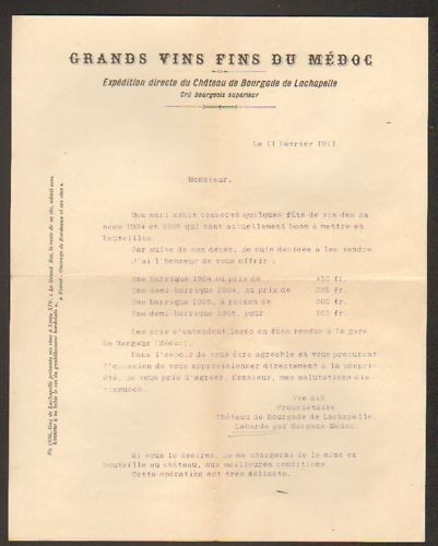 Labarde vin chateau de - du,