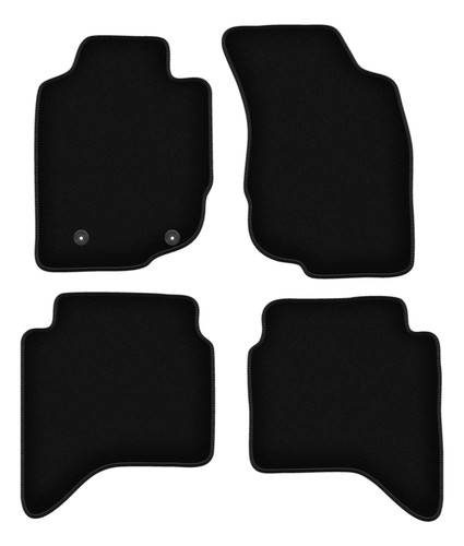Tapis sol velours noir - velours,