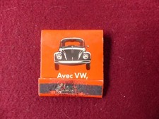 boite allumette publicitaire automobile : VOLKSWAGEN COX